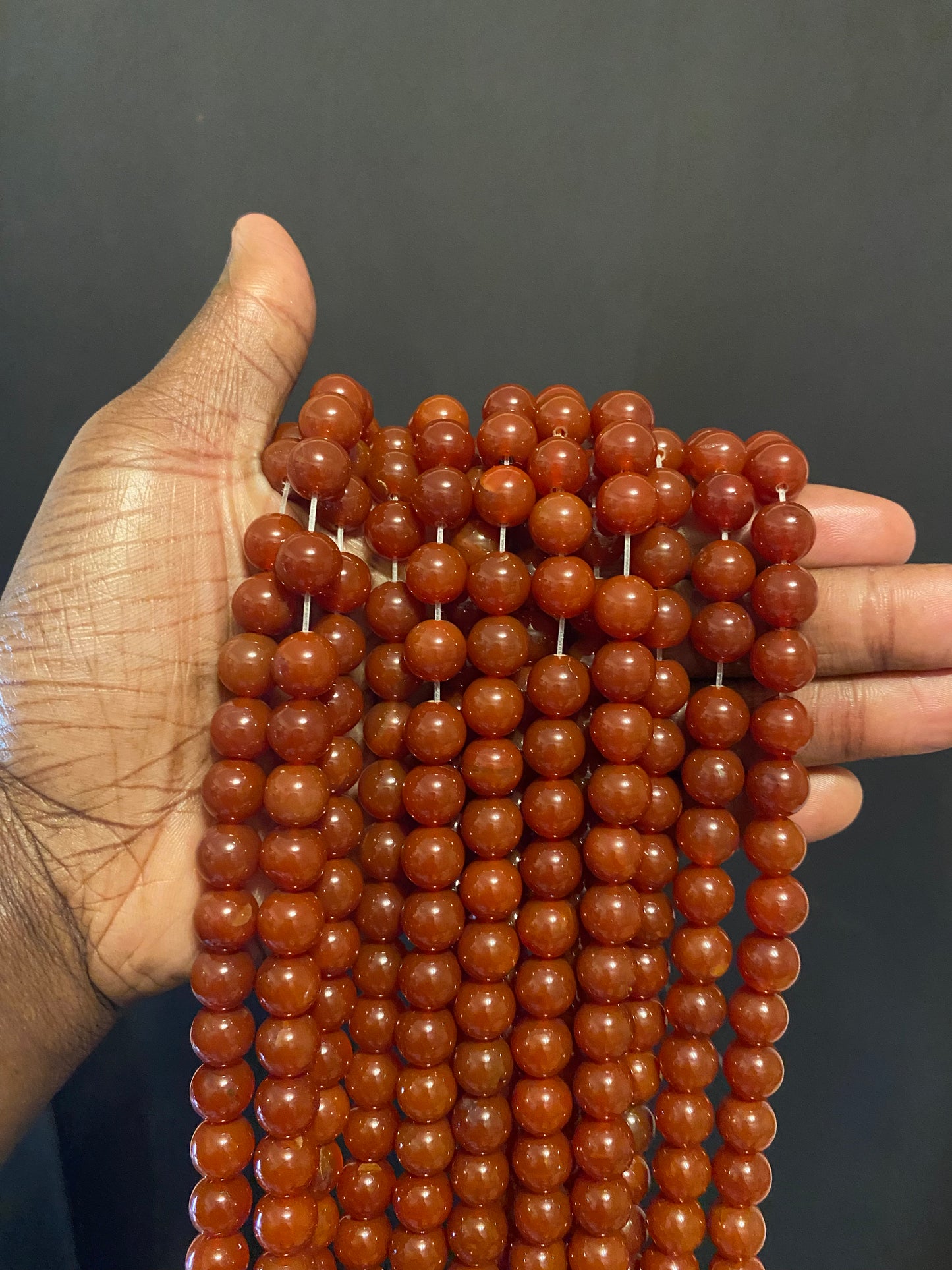 carnelian agate 10mm