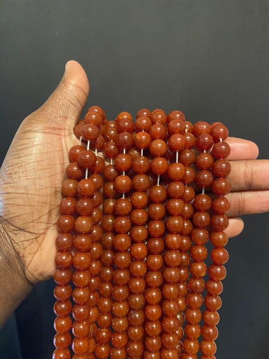 carnelian agate 10mm
