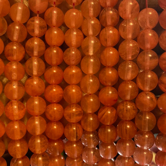 Pinky jade beads