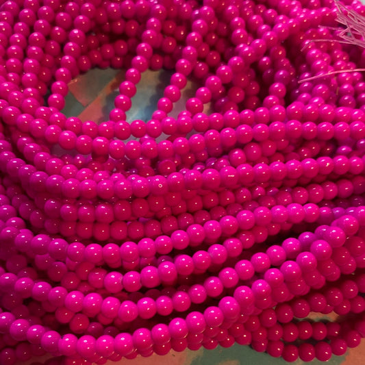 pink 4mm glass