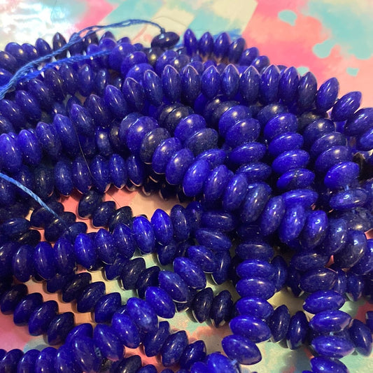 Blue glass donut