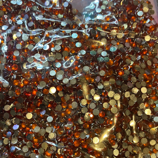 Orange rhinestone