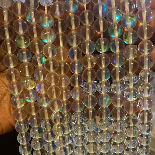 Clear glass beads