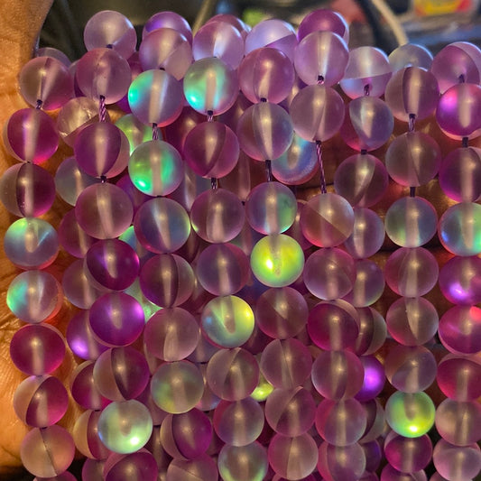 Big purple beads