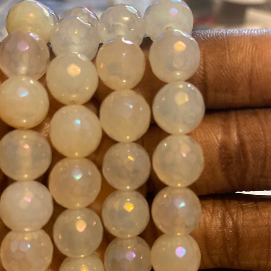 Aura quartz beads