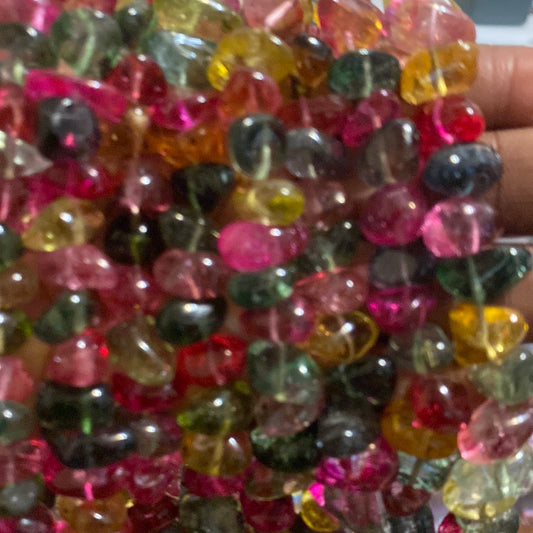 Glass Jolly rancher rock beads