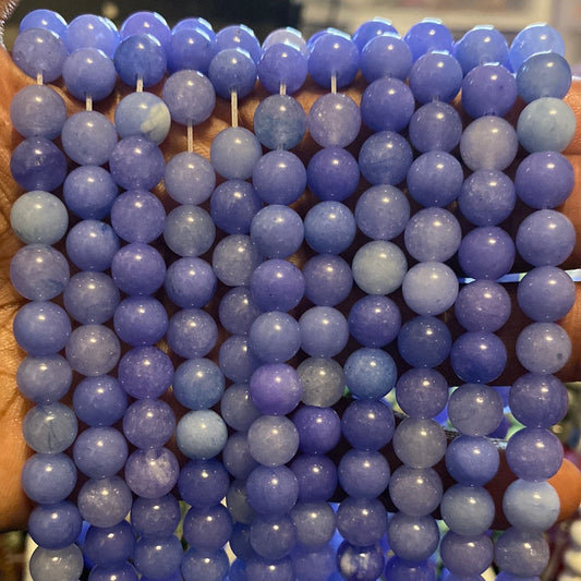 bluish Anhydrite beads