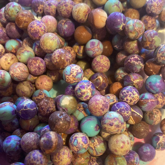Purple, multi color, jade