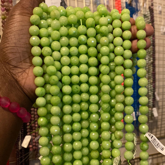 Gaspeite beads