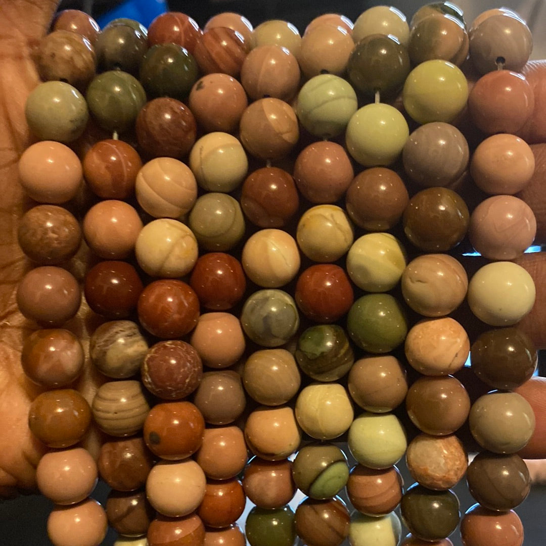 Imperial lasper beads
