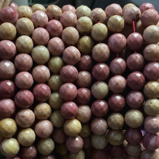 Dark lite pink rhodontie beads