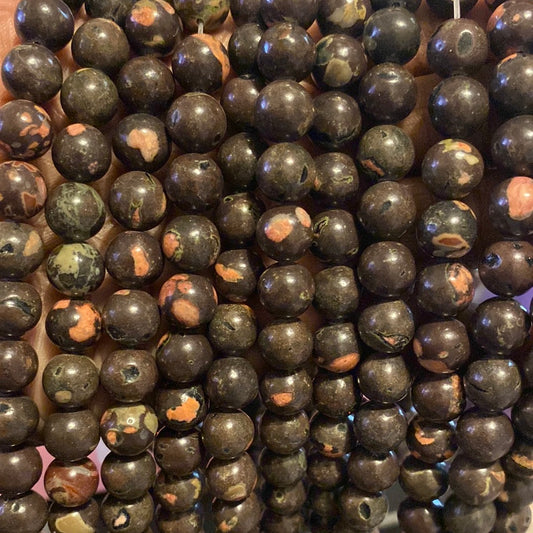 Red Snowflake Obsidian