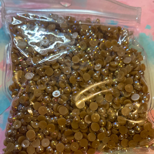 Brown rhinestones
